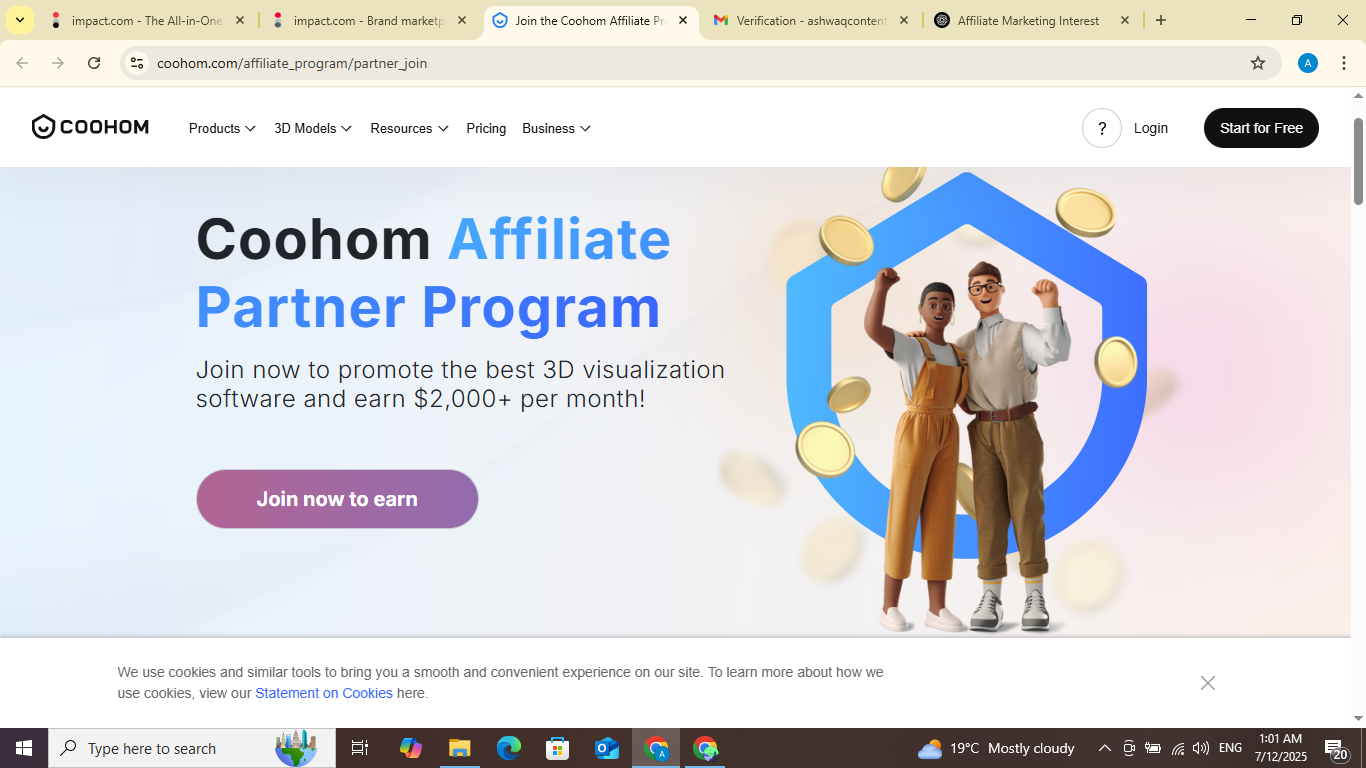 Coohom Affiliate Program Review: A High-Earning Opportunity for Interior Design & Visualization Marketers